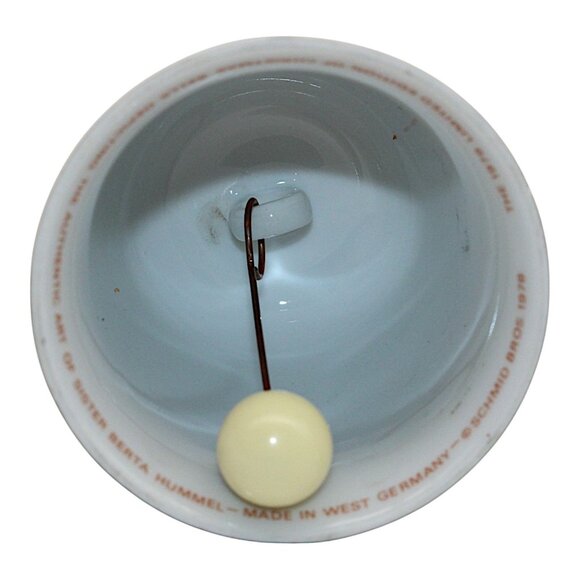 Hummel Christmas Bell 1979 Angel Design By Schmid Bros West Germany Porcelain Co - Picture 2 of 6